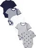 TupTam Baby Jungen Kurzarm Wickelbody Baumwolle Body 5er Produktbild-Vorschau 1
