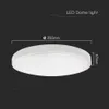 LED Solution Biele prisadené LED svietidlo Plano okrúhle Náhľad obrázku produktu 10