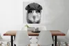 MuchoWow® Poster Meerschweinchen - Baskenmütze - Brille - Produktbild-Vorschau 2