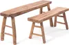 HOLZBANK "MALU 93" | Teakholz, 93x44 cm | Natur Sitzbank Produktbild-Vorschau 7