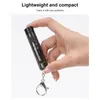 Przenośna latarka LED, mini latarka z brelokiem, gwizdek Podgląd zdjęcia produktu 3