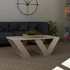 DECORTIE Pipra Tavolino moderno moka chiaro , 110 x 60 x 40 Anteprima dell’immagine prodotto 1
