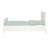 Landhaus Einzelbett 90x200 Bett weiß Kinder Jugendbett Produktbild-Vorschau 2