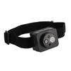 A black head-mounted camera with an adjustable strap against a white background. Náhled obrázku produktu