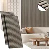 Faziango 2x Akustikpaneele Halbrund 120x60cm Weißeiche 3D Produktbild-Vorschau 1