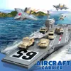 Grand porte-avions militaire, chasseurs, chars d'assaut, Voir les images du produit 4