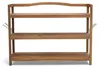 Scaffale multiuso a 3 ripiani in legno di acacia 82 × 74 × Anteprima dell’immagine prodotto 10