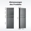 Wiltec Standbriefkasten mit Zeitungsrolle in Anthrazit 395 Produktbild-Vorschau 7