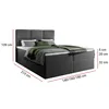 CROSS Kontinentalbett mit Matratze und Topper, 160x200 Produktbild-Vorschau 4