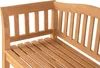Gartenbank Wave Teak 120 cm Produktbild-Vorschau 10