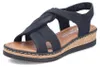 Rieker Sandale Noir Voir les images du produit 15