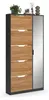 Schuhkipper Vicco Luca Anthrazit/Goldkraft Eiche 90 x 180.5 Produktbild-Vorschau 6