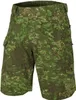A pair of camouflage shorts on a plain background. Produktbild-Vorschau