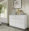 Cassettiera MAJA S6 120 cm Bianco Opaco Credenza Alta Anteprima dell’immagine prodotto 5