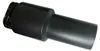 A black vacuum cleaner hose attachment is shown against a white background. Produktbild-Vorschau