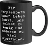 Mr. & Mrs. Panda Tasse Spruch Leichtigkeit und Vertrauen - Produktbild-Vorschau 1