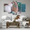 Bild auf Leinwand - Leinwandbild - 5 Teile - Hände Schmuck Produktbild-Vorschau 6
