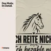 Camiseta para mujer con el texto: "No monto a caballo, solo Vista previa de la imagen del producto 4