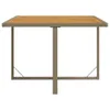 vidaXL Gartentisch Beige 109x107x74 cm Poly Rattan & Anteprima dell’immagine prodotto 5