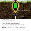 4 in 1 Bodenmessgerät Temperatur pH-Wert Licht Boden Produktbild-Vorschau 2
