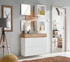 Set anticamera IRA 5 - rovere wotan/bianco Anteprima dell’immagine prodotto 1