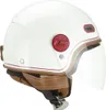 Kask Jet CGM 191V PIX VINTAGE White Bordeaux Długi daszek Podgląd zdjęcia produktu 1