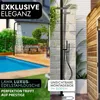 Edelstahl Gartendusche rostfrei V2A AISI 304 Warmwasser Produktbild-Vorschau 3