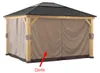 Tenda per padiglione in legno di cedro SOMA – 393 x 452 cm, Anteprima dell’immagine prodotto 2