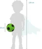 Balle en mousse souple verte au design football - balle Voir les images du produit 7