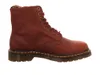 A single brown Dr. Martens boot is shown against a white background. Produktbild-Vorschau