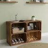 Holzkiste geflammt 50x40x30cm - Regal-Box Obstkiste mit & Produktbild-Vorschau 5