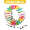 Schwimmtiere, Aufblasbarer Rollen Schwimmer, 120cm Simming Produktbild-Vorschau 2
