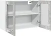 Hängeglasschrank Betongrau 80x31x60 cm Produktbild-Vorschau 7