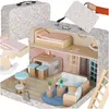 Maisonnette pour poupées dans une valise, accessoires et Voir les images du produit 1