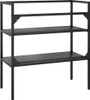 vidaXL Rám umývadla do kúpeľne čierny 79x38x83 cm železo Náhľad obrázku produktu 4