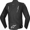 Alpinestars Dusk Motorrad Lederjacke, schwarz/weiß, 54 Produktbild-Vorschau 2
