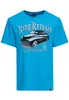 King Kerosin T-Shirt - California Greaser Blau XXL Produktbild-Vorschau 1