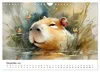 Capybara - die Kunst des gelassenen Daseins (Wandkalender Produktbild-Vorschau 14