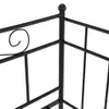 vidaXL Ausziehsofa Bettgestell Schwarz Metall 90x200 cm Produktbild-Vorschau 12