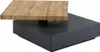 KYRIA Couchtisch - 1 Schublade und drehbare Platte - MDF - Produktbild-Vorschau 9