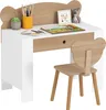 AIYAPLAY Set de bureau pour enfants avec plateau & tiroir Voir les images du produit 1