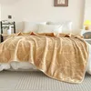 BEIGE WARME DECKE, DICK, WEICH, ÜBERWERFDEcke FÜR BETT ODER Produktbild-Vorschau 4