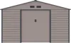 Abri de jardin G21 GAH 1085 - 340 x 319 cm, gris Voir les images du produit 2