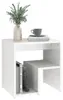 vidaXL Nachtkastjes, 2 stuks, hoogglanzend wit, 40x30x40 Productafbeelding-voorbeeld 7