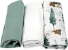 BabyLux Musselin Spannbettlaken Set – 3er Pack (40x80 cm) Produktbild-Vorschau 1