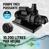 MONZANA® Pompe filtre à sable 10,2 m³ auto-amorçante pour Voir les images du produit 2