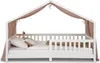 Hausbett Himmel LIAN in taupe - Betthimmel aus 100% Produktbild-Vorschau 2