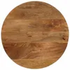 vidaXL Tischplatte Ø 60x2,5 cm Rund Massivholz Mango Produktbild-Vorschau 7