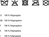 Laundry care symbols and material composition in different languages. Anteprima dell’immagine prodotto