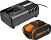WORX-Akku, 20 V, 4 Ah Wa3604 Lithium-Ionen Produktbild-Vorschau 8